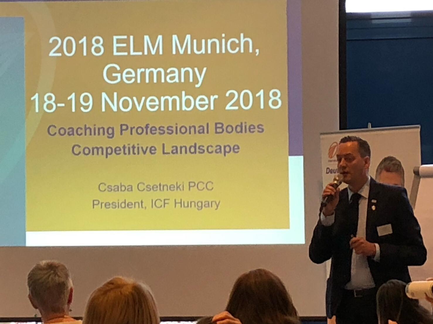 Csetneki Csaba PCC - Share Not Compete! ICF ELM 2018 Munich
