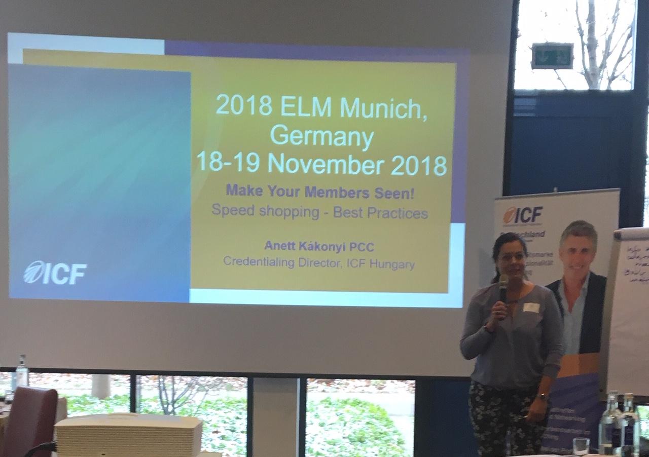 Kákonyi Anett PCC - Make Your Members Seen! ICF ELM 2018 Munich