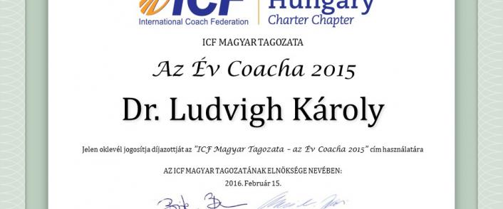 Kihirdetésre került az „Év Coacha 2015” pályázat nyertese!