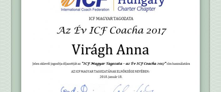 Az Év ICF Coacha 2017